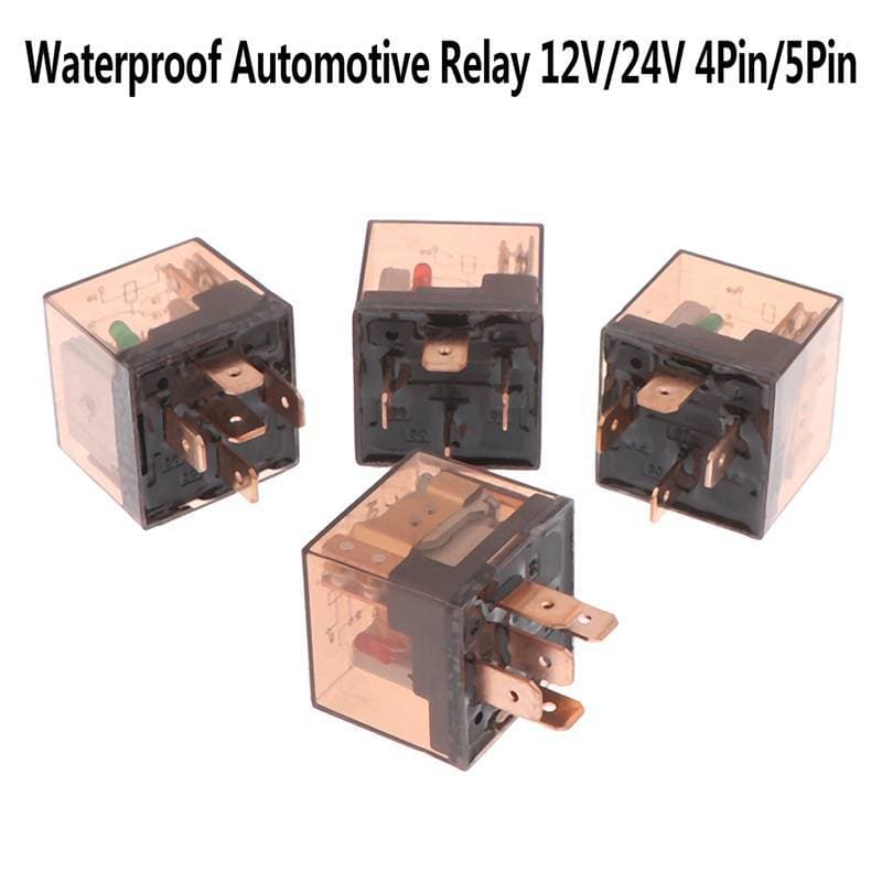 [fstyzx90] Relé Automotivo À Prova D'água 12/24V 80A 4/5Pin SPDT Dispositivo De Controle De Carro Relés BR