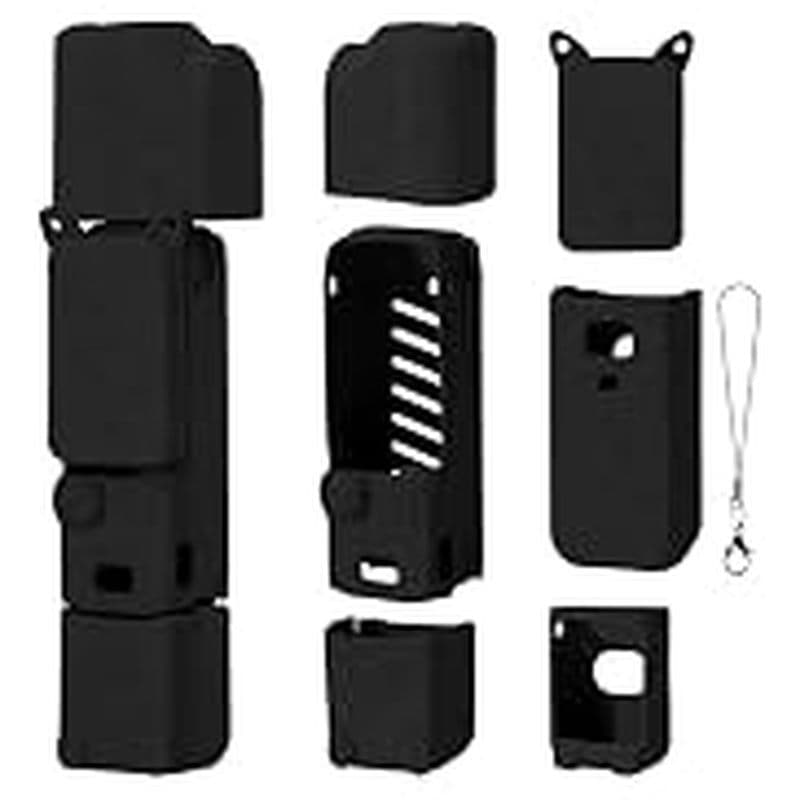 Capa protetora de Silicone Pocket 3: capa protetora de lente compatível com câmera Vlogging DJI Osmo Pocket 3 Creator Ac