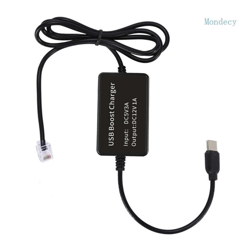 Fio Aumento Corrente USB Mon 5V A 12V Para Linha Energia RJ11 Equipamentos Segurança Veículos