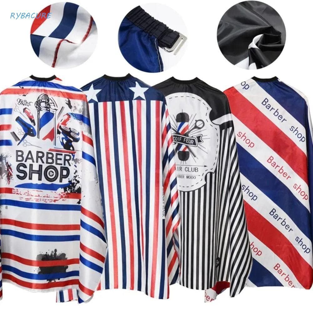 Capa De Corte De Cabelo , Vestido Profissional À Prova D'água Para Cabeleireiro , Aventais Retrô Antiestáticos Salão De