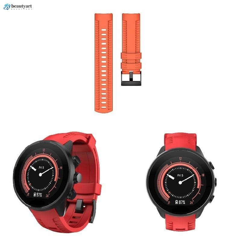 Pulseira De Substituição De Silicone Esportiva Para Smartwatch Suunto 9