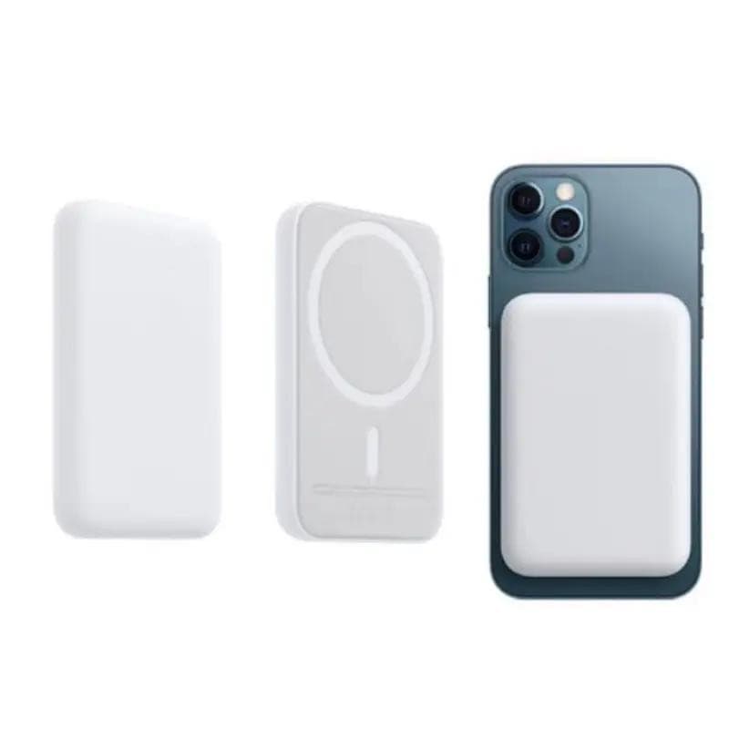 Carregador Portátil de Indução sem Fio para iPhone, Apple, com Bateria – Carga Rápida
