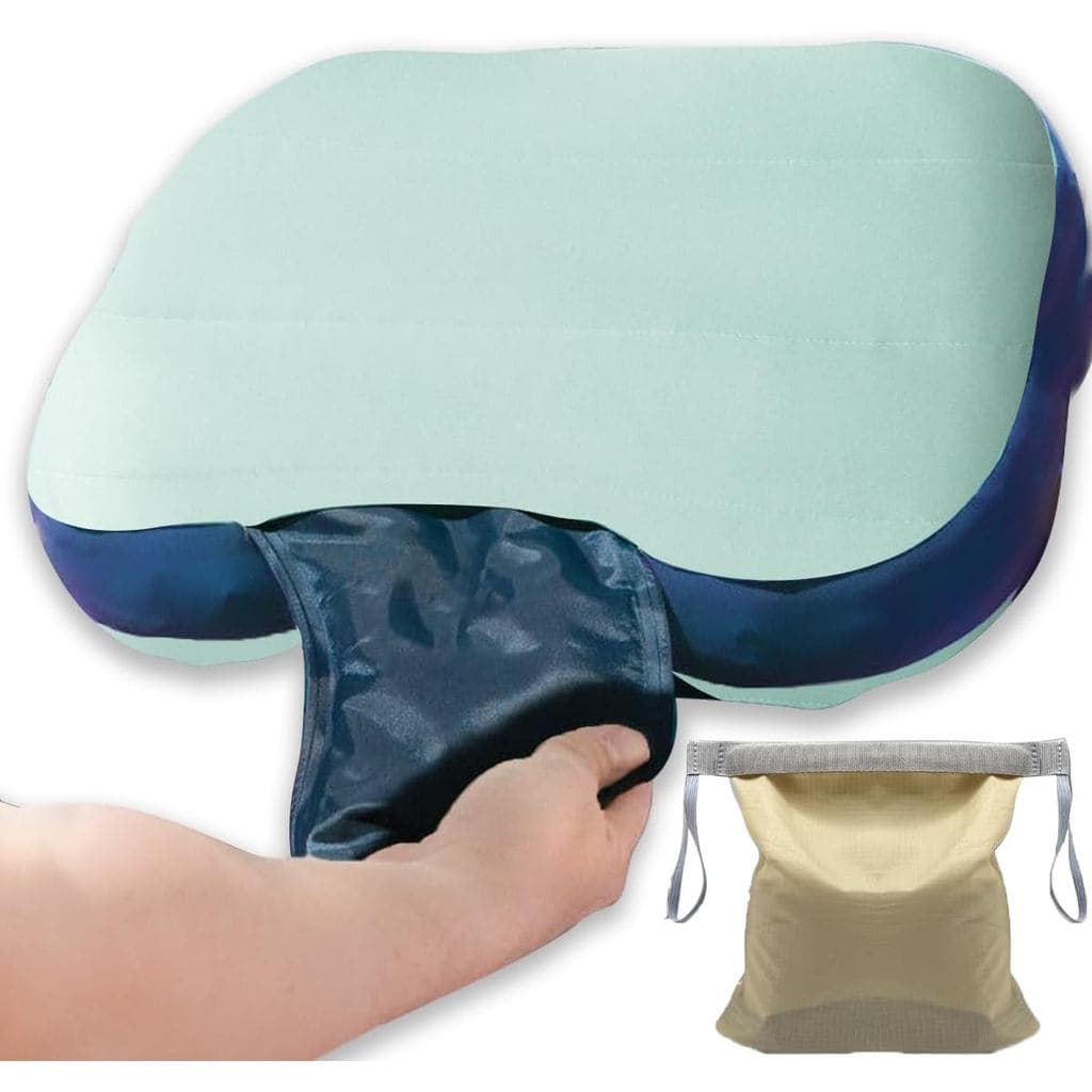 Almofada de Praia Couleurs, Almofada Inflável para Camping, Almofada para Piscina, Capa Removível, Suporte Ultralight pa
