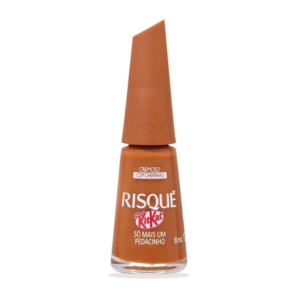 Esmalte Cremoso com Cheirinho Risqué Kitkat Só Mais Um Pedacinho 8ml