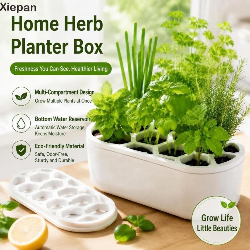 Kit De Cultivo Hidropônico XIEPANGO , Cesta De Favo De Mel Com Tampa Fixa Vaso De Plantio , Recipiente Reutilizável