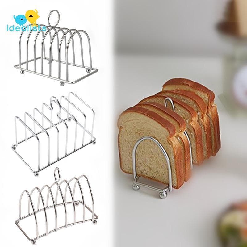 [Promoção] Suporte de Cozinha Versátil em Aço Inoxidável Idealista 1 Peça Usado como Suporte para Torradas, Suporte p