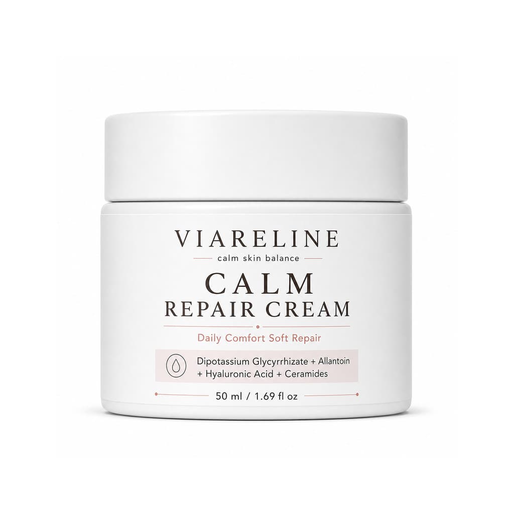 Creme Suavizante Redutor de Vermelhidão VIARELINE - Hidratante, estabilizador, com textura refrescante, adequado para pe