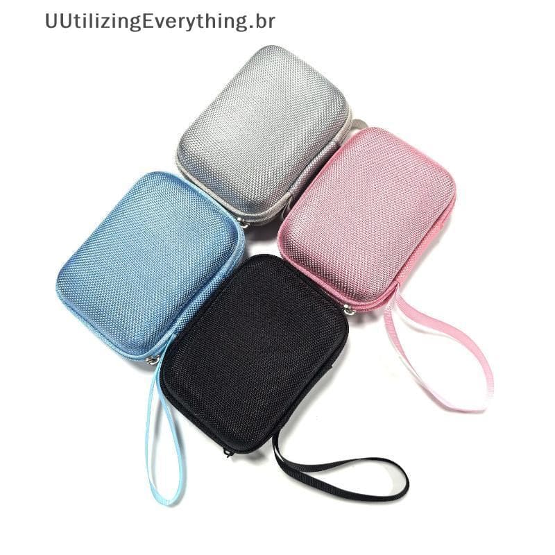 UUTIL Nylon EVA Hard Shell Câmera Digital Caso Armazenamento De Viagem Bolsa Para Cartão CCD
