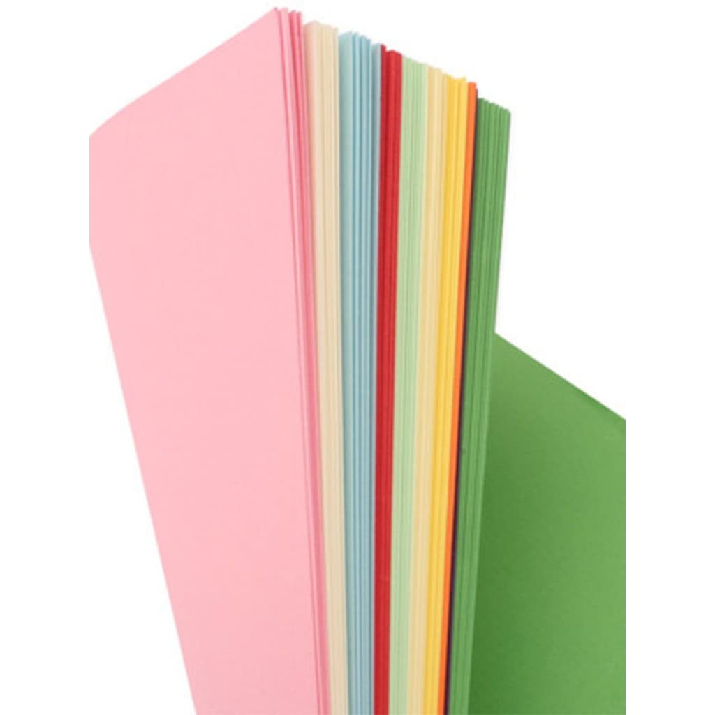 Oracle Oracle Impressão Cor A4 Papel Cópia Papel 70g Impressão em Papel Colorido Crianças Vermelho Rosa Origami Livro Pa