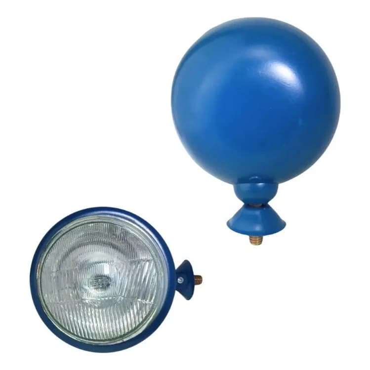 Farol Dianteiro Trator Ford New Holland 4600 5600 6600 Azul