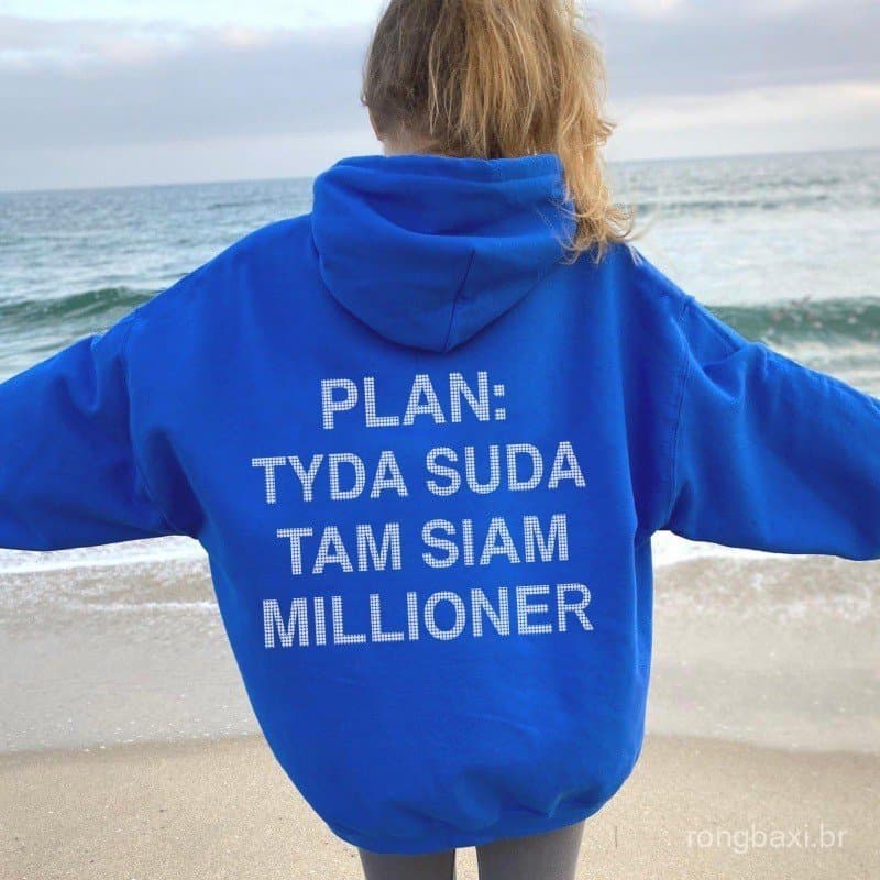 Cross-Border tamanho europeu caído mangas de ombro inverno feminino forro de lã solto moletom novo estilo com capuz rua