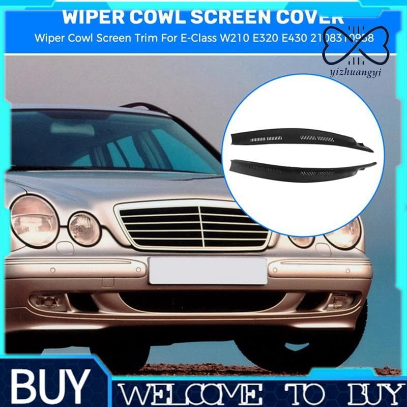 1 Par De Guarnição Da Tela Do Limpador De Pára-Brisa Dianteiro Para E-Class W210 E300 E320 E430 1996-2003 A2108310958 A2