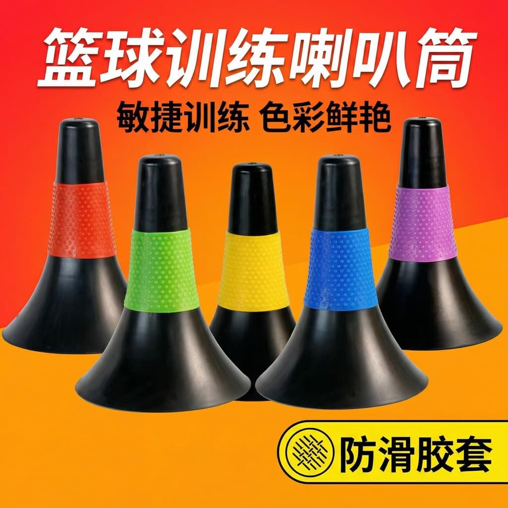 Cesta de basquete bola controle treinamento chifre barril transporte bola obstáculo barril logotipo barril sorvete barri