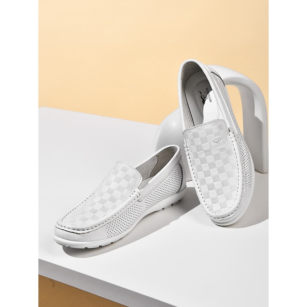 Sete lobos respirável ervilhas sapatos masculinos 2026 verão novo estilo sapatos masculinos mocassins de couro genuíno s