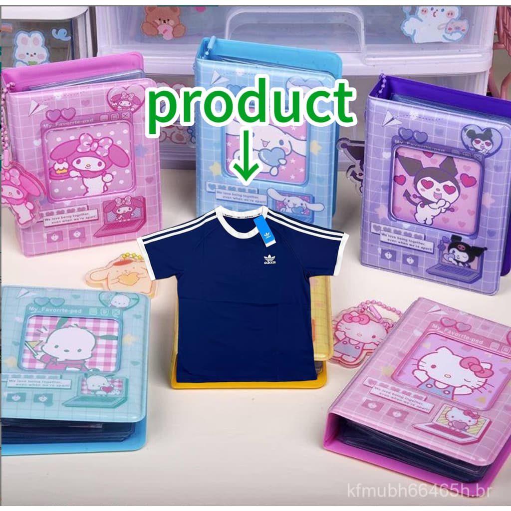 Sanrio Mini Álbum 40 Bolsos 3 Polegadas Adequado para Instax Polaroid, Porta-cartões de PVC, mymelody, Kuromi, Cin Y5JV