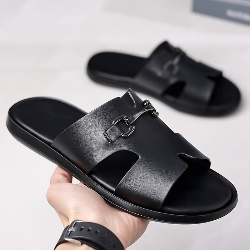 Chinelos masculinos antiderrapantes desodorante exterior usar sandálias masculinas leves sola macia areia Diffic