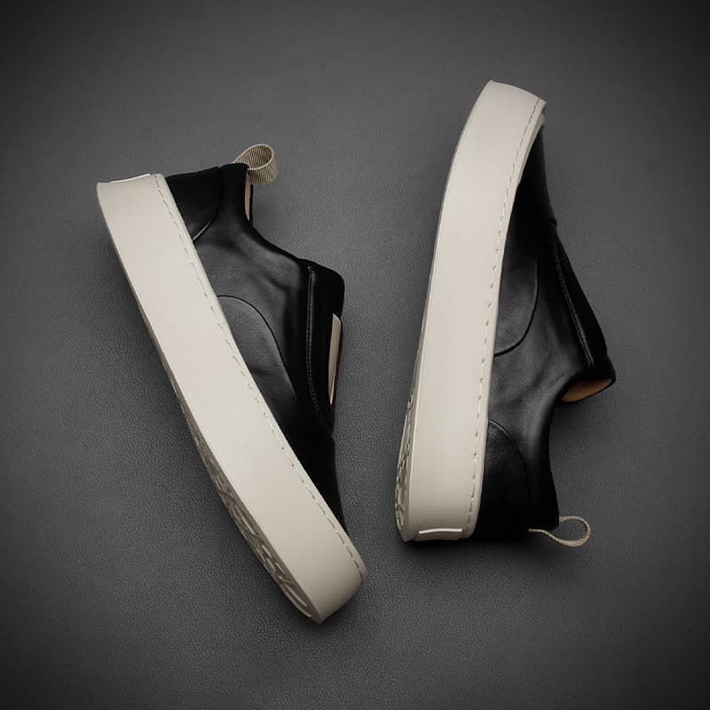 Estação europeia Street Wear mocassins masculino 2024 novo estilo de um Pedal preguiçoso sapatos masculinos All-Match re