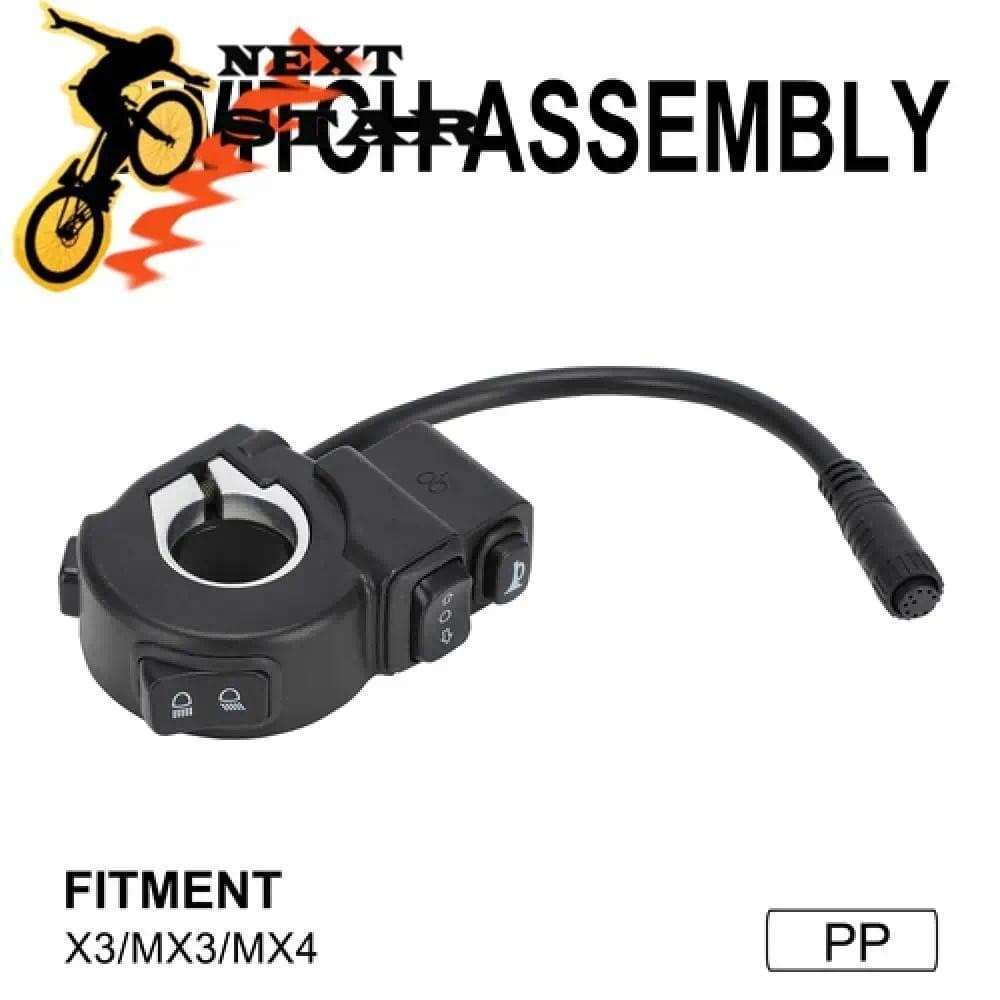 Interruptor Montagem Guiador Chama Para TALARIA X3 MX3 MX4 PP Acessórios Da Motocicleta