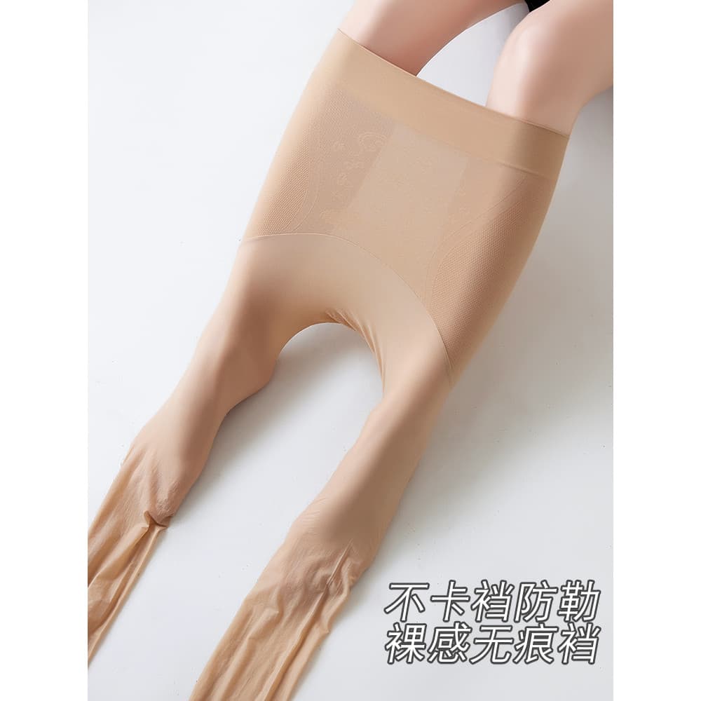 Meias de fio de aço femininas estilo fino Anti-gancho mercerizado perna ferramenta útil primavera verão estilo fino barr
