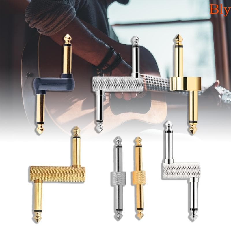 Bly 4 Unidades De Pedais De Efeito De Guitarra Convertem Acopladores De Pedal Conector De Instrumento