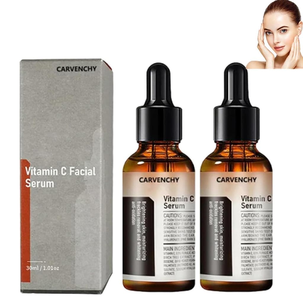 CARVENCHY - Sérum facial contendo vitamina C, hidrata e nutre a pele, sérum de vitamina C, sérum facial anti-envelhecime