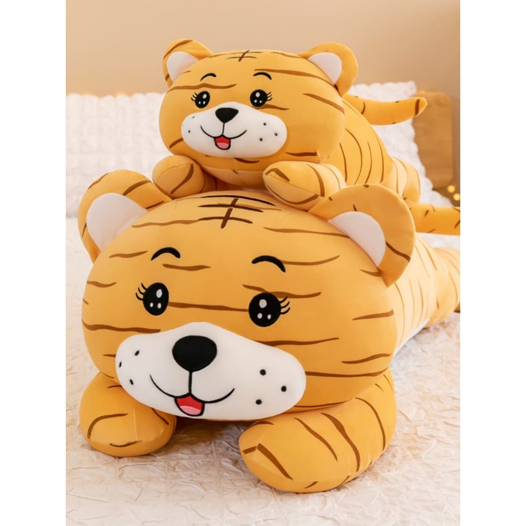 T tigre brinquedo de pelúcia menina travesseiro dormir boneca cama longa boneca Oversized macio Ragdoll com pernas mascu