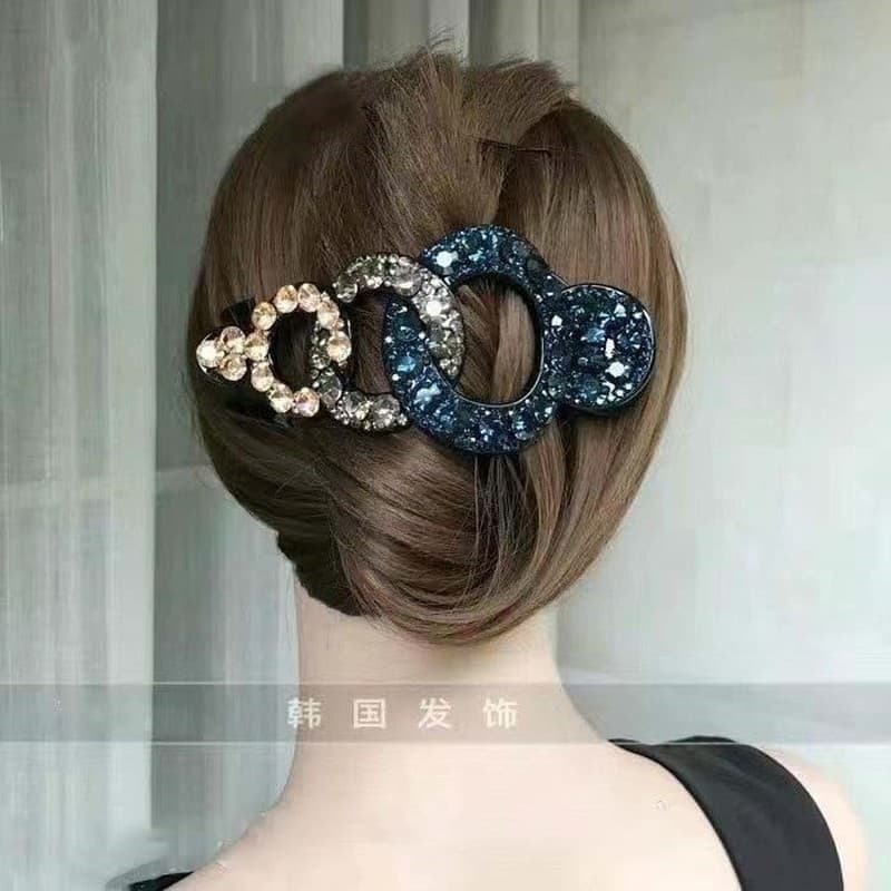 Grab clip tamanho grande Duckbill clipe volume de cabelo grande sentido feminino bobina cabelo Horizontal clipe mãe gram