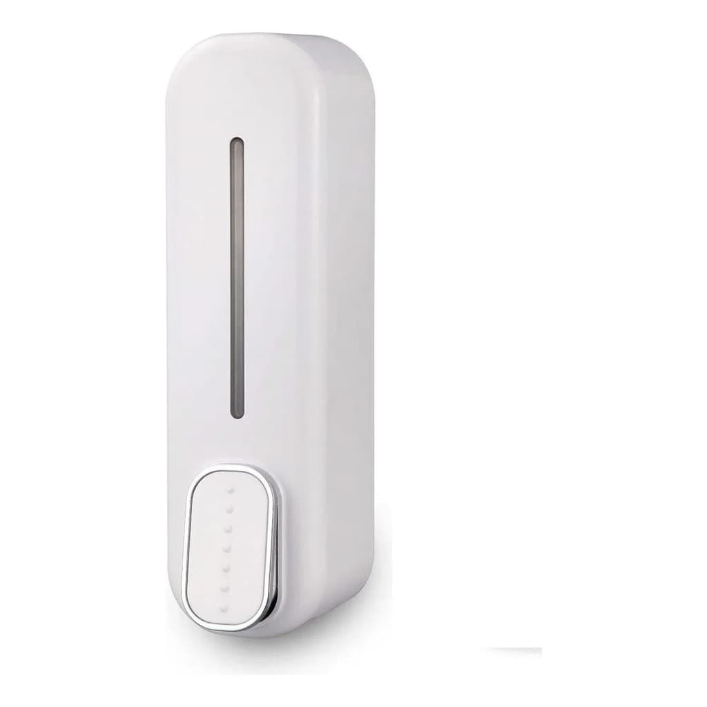 Dispenser Sabonete Líquido Parede Dosador Banheiro 300ml Branco Shampoo Organizador Saboneteira de Parede