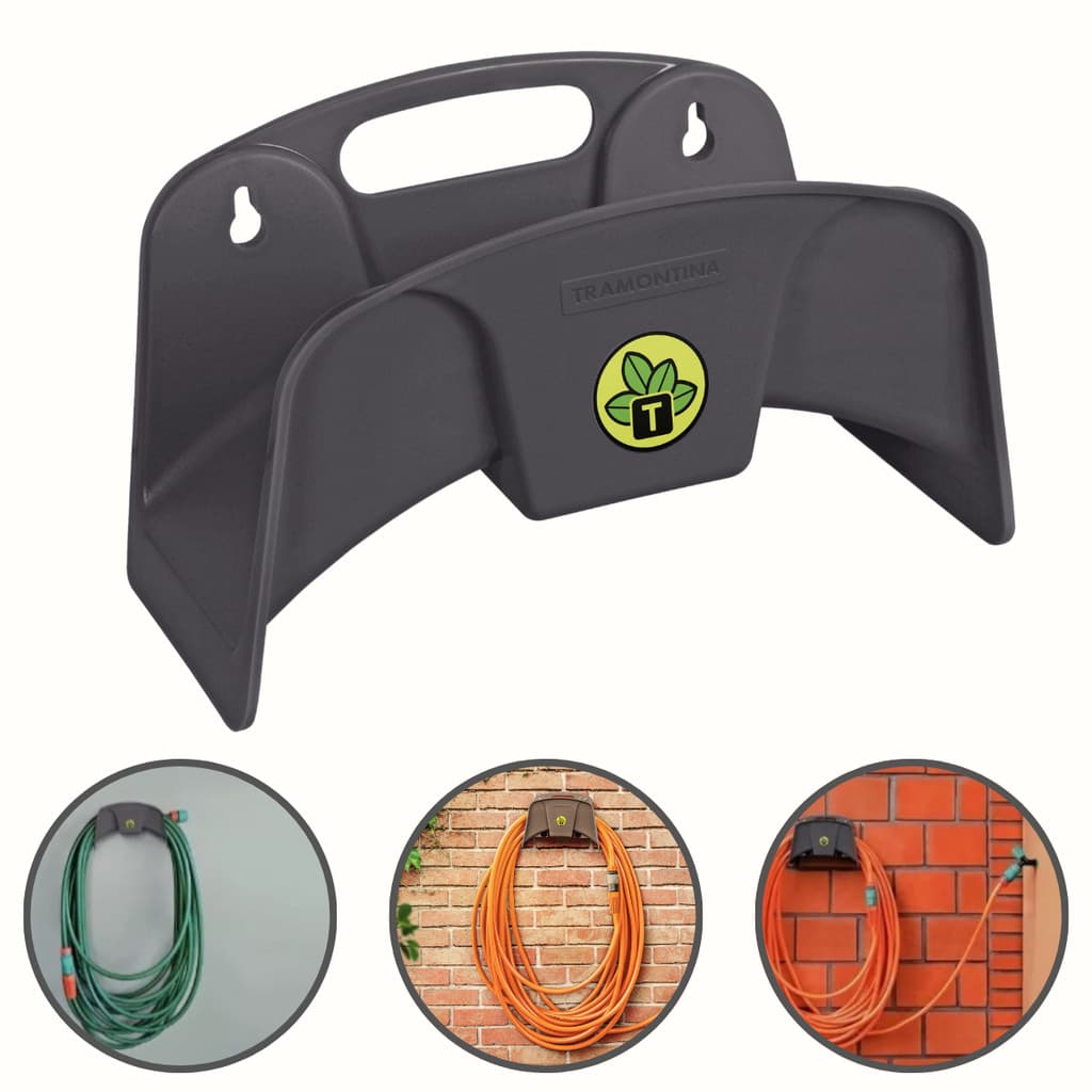 Suporte Para Mangueira De Jardim Enrolador Parede