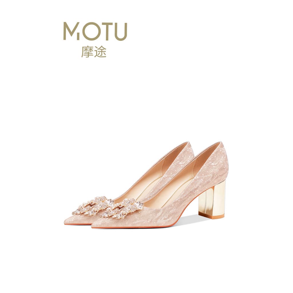 Sapatos de casamento de tamanho grande femininos combinando salto alto de casamento salto grosso pés não cansados diaria