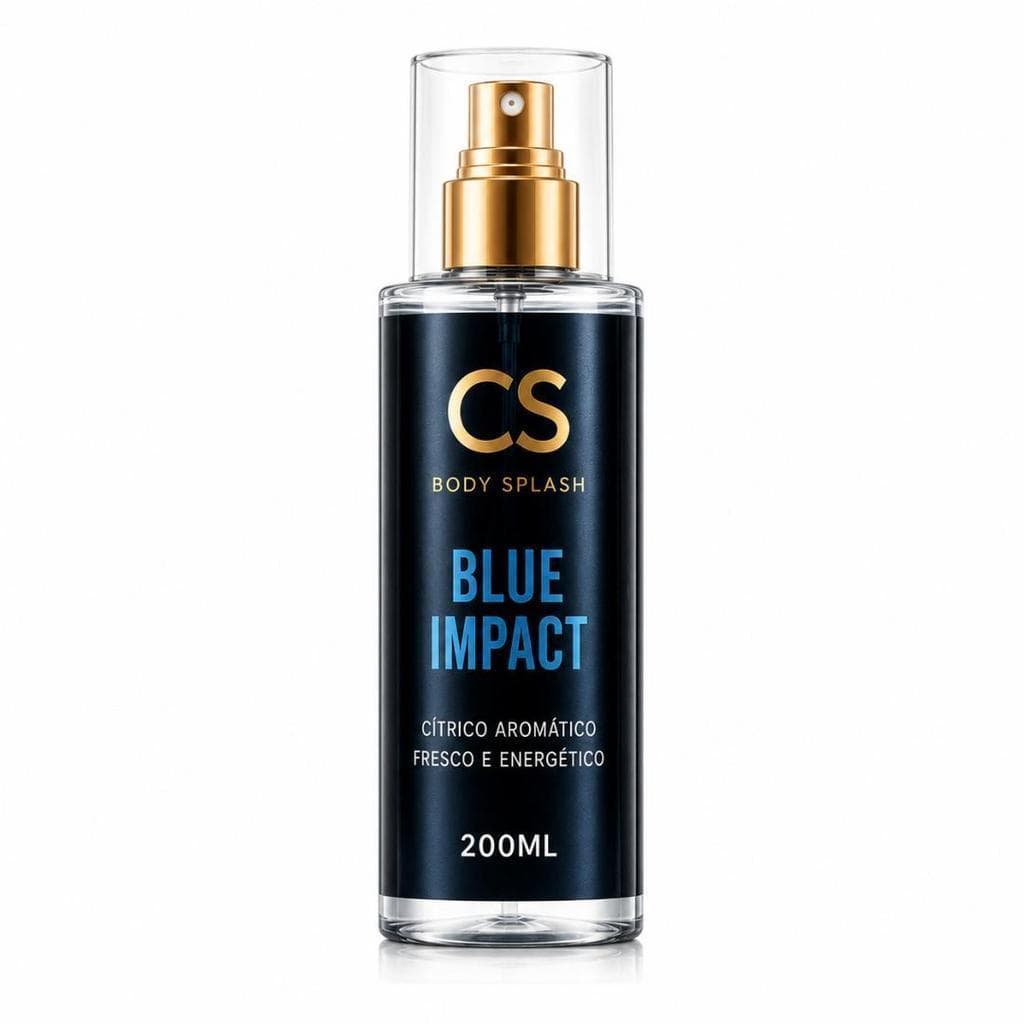 Blue Impact Body Splash 200ml – Toque Perfumado e Refrescante