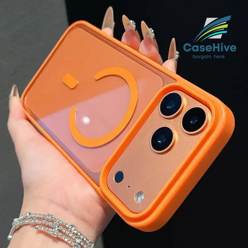 Capa De Telefone Magnética Adequada Para A Pele Compatível Com iPhone 18 Pro Max 17 16 11 12 13 14 15 Plus AIR Acrílico