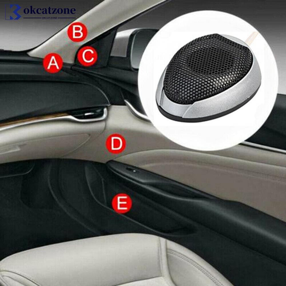 OKCATZONE 1 Par Universal 1000W 90db Carro Subwoofer Áudio Automotivo Super Potência Alto Estéreo Tweeter Cúpula-Falante