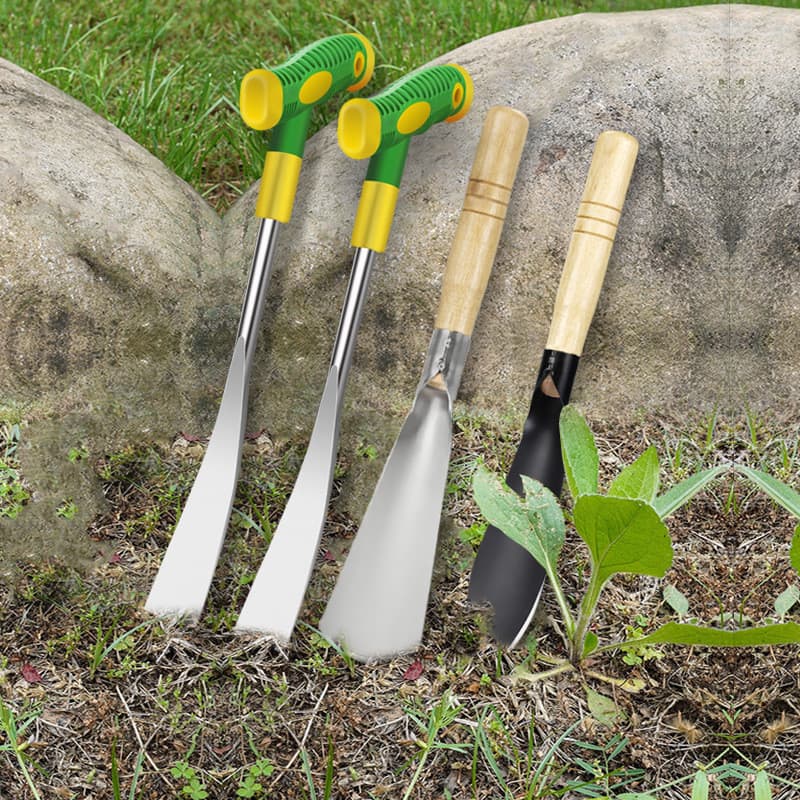 Escavação de vegetais selvagens ferramenta útil pequena pá escavação alho escavação vegetal jardinagem pá plantio flores