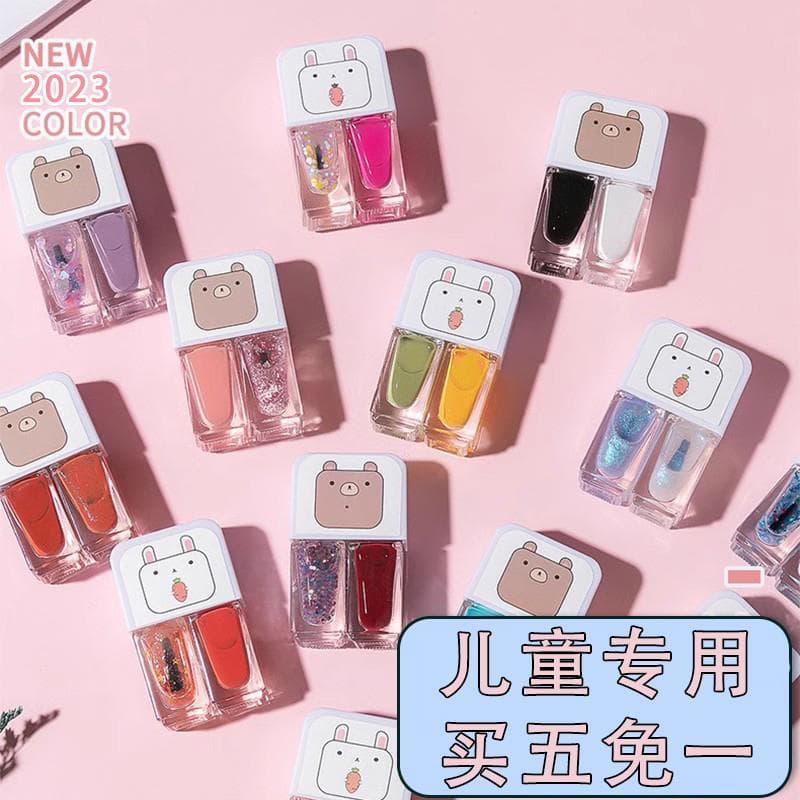 Esmalte genuíno rasgável, sem cozimento, secagem rápida, longa duração, crianças dedicadas, 2023, nova cor, não tóxico,