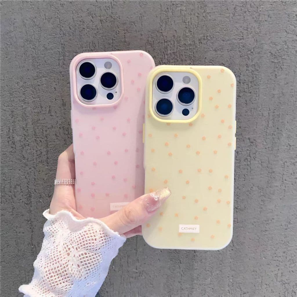 Flor de tela cheia da série Healing adequada para iPhone 17 Pro Max/17 Pro/17/16/15 Apple Phone Case Jelly Two-in-One Al