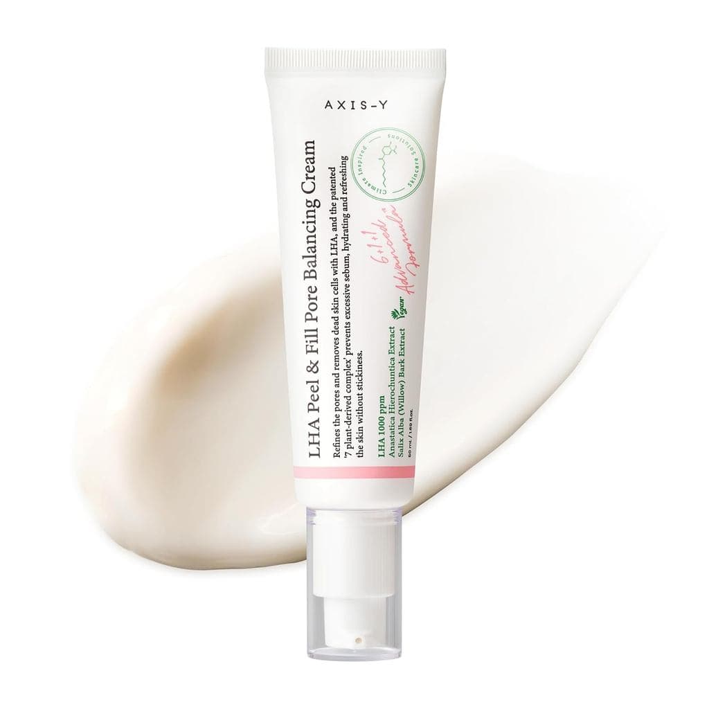 AXIS-Y LHA Peel & Fill Creme Balanceador de Poros - Removedor de Cravos e Redutor de Poros para o Rosto - Creme Hidratan