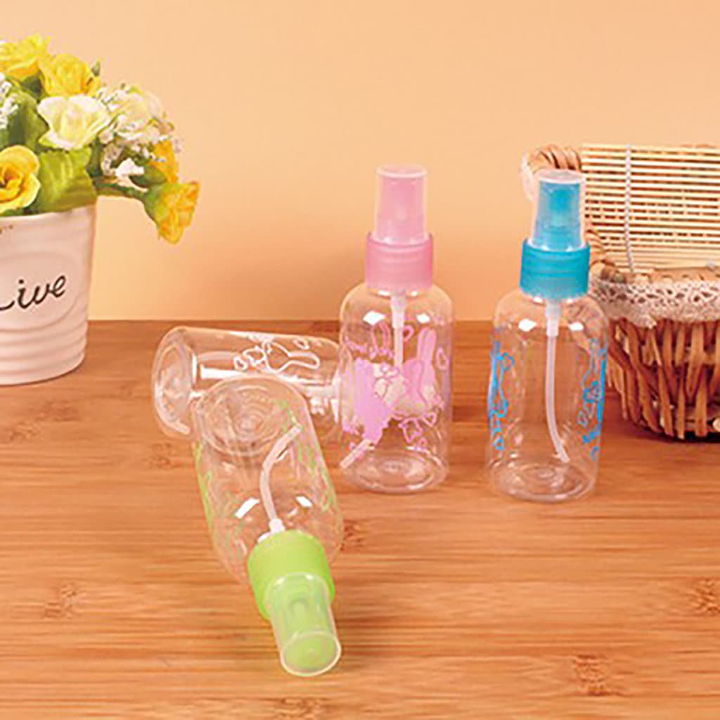 3 pçs pacote 50ML spray garrafa rega pode impressão spray garrafa Sub-embalagem garrafa 30ML garrafa de plástico garrafa