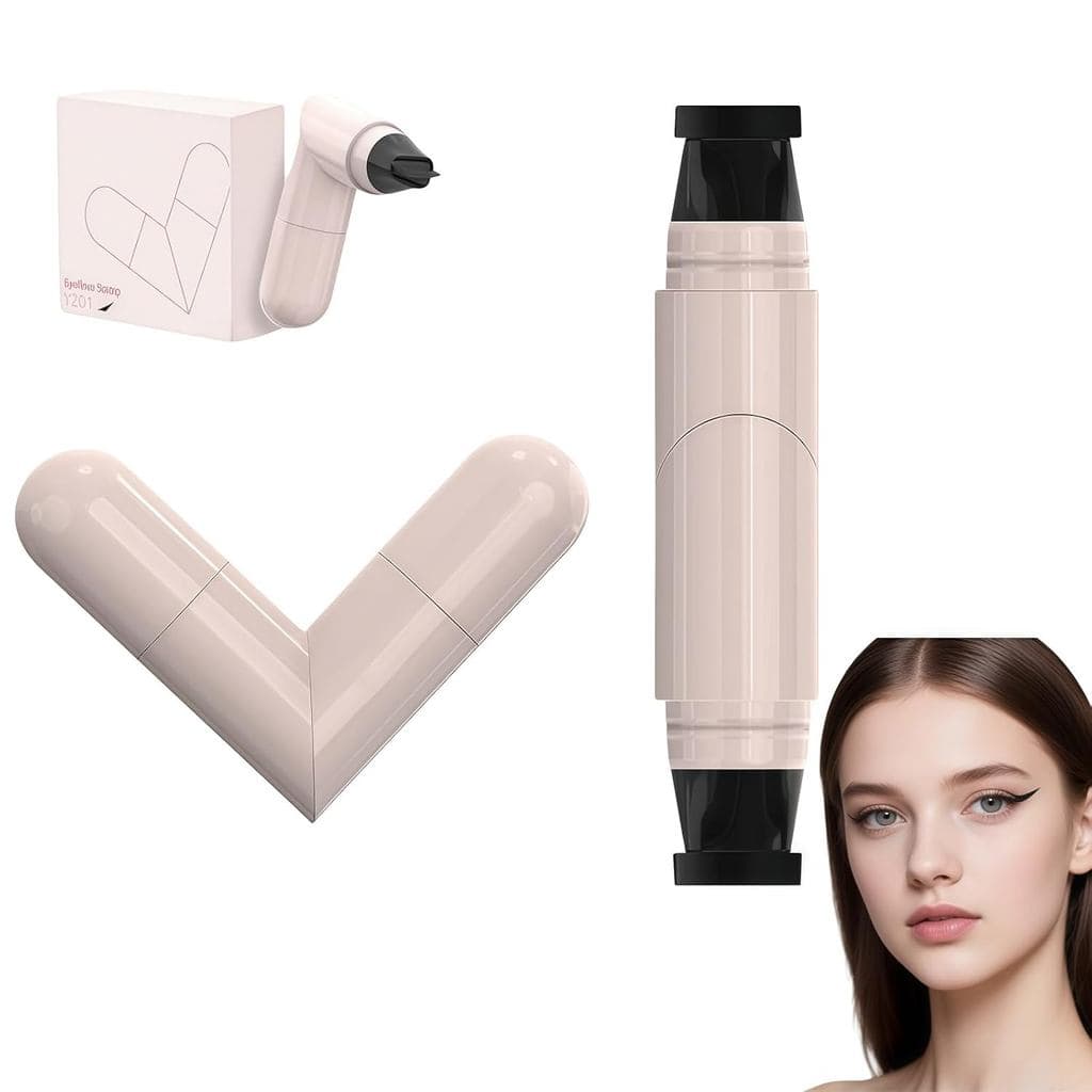 Conjunto de Lápis Delineadores em Gel, Carimbo Delineador em Gel, Carimbo Delineador Dobrável, Para Asas Perfeitas, Cari