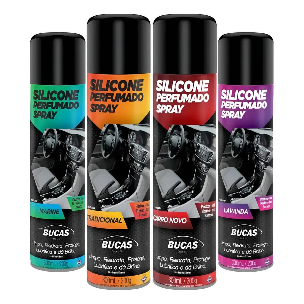 Silicone em Spray Bucas Perfume 300mL Rodabrill Escolha