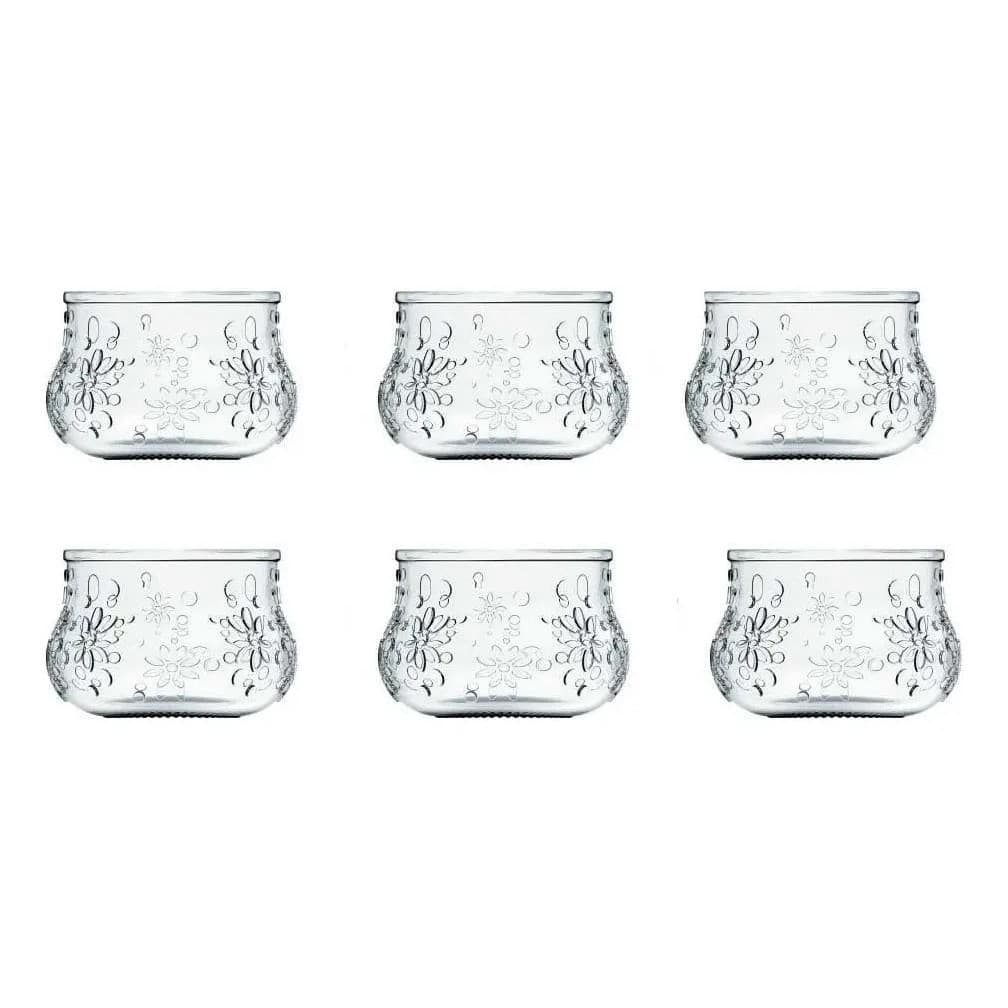 Conjunto De Tigelas Nadir Nature 6 Vidro - 200ml
