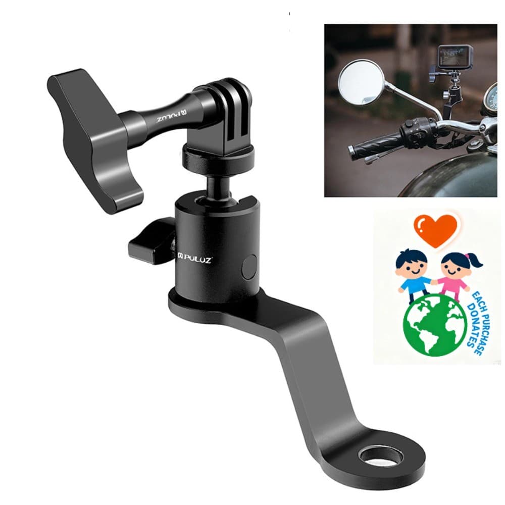 Adequado para motocicleta/motocicleta espelho retrovisor câmera esportiva DJI OSMO 360 INSTA X5 GO ULTRA suporte liga de