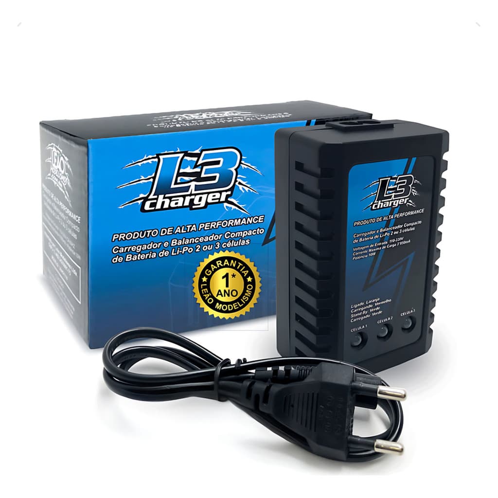 Carregador Lipo Bateria Airsoft Eletrica Aeg B3 L3 Bivolt