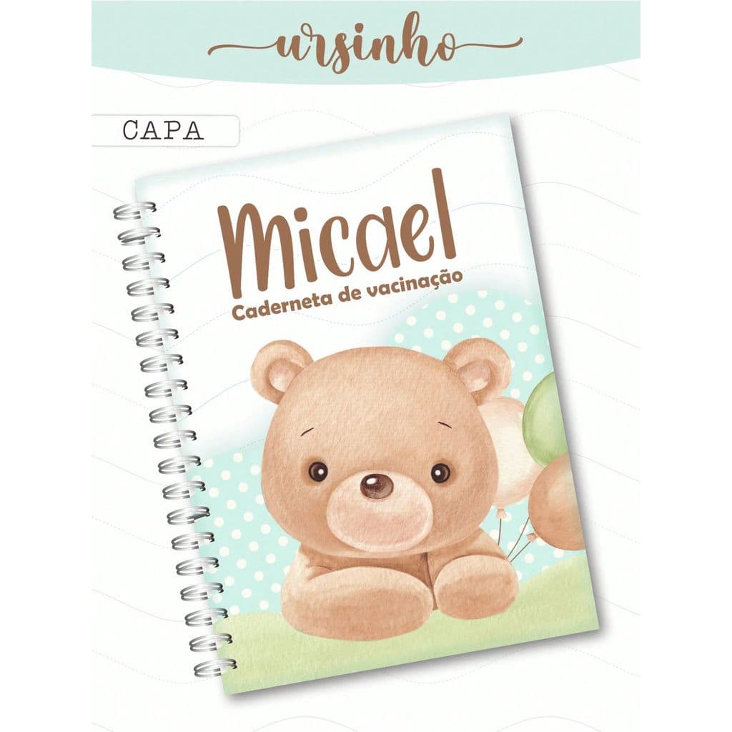 Caderneta de Vacina 7ª Edição SUS – Personalizada com Nome