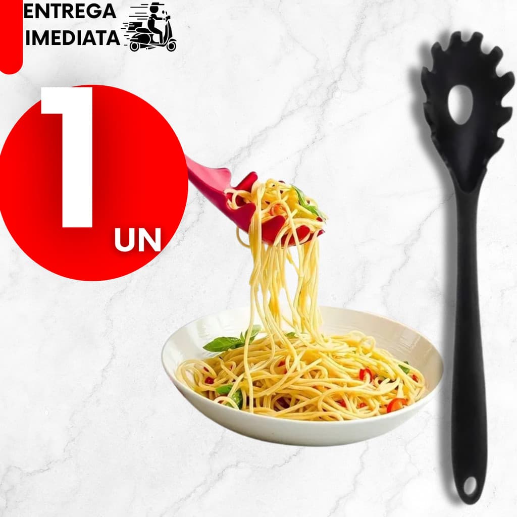 Pegador de Silicone Massas Macarrão Arroz Utensílios de Silicone Resistente