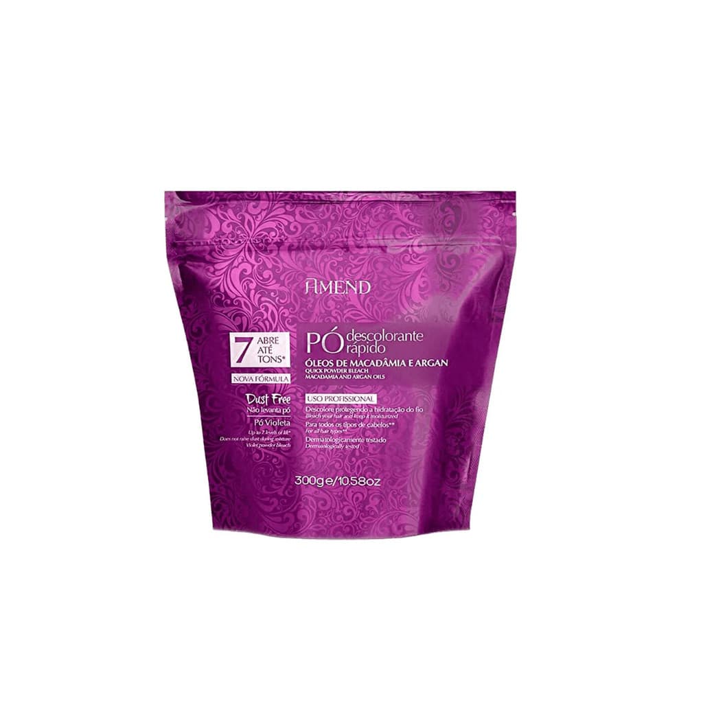 Pó Descolorante com Óleos de Macadâmia e Argan 300g - Amend