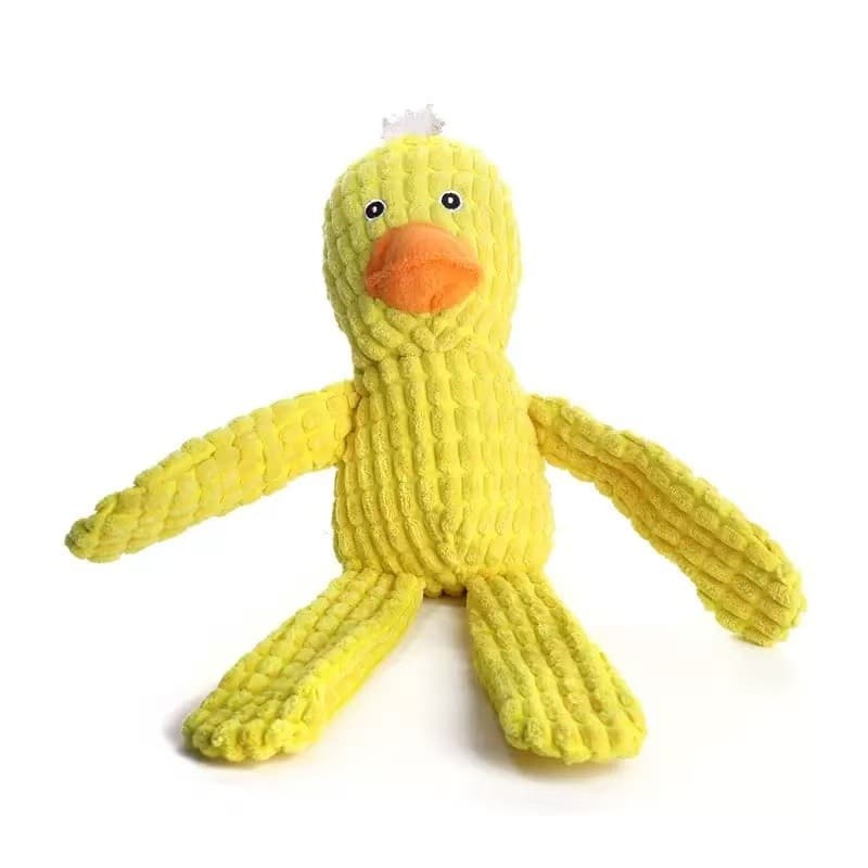 Brinquedo Mordedor Para Cães Gatos Coleção Animais Pelúcia Pet Cachorro Brinquedo Mais Dog Sonoropato e sapo