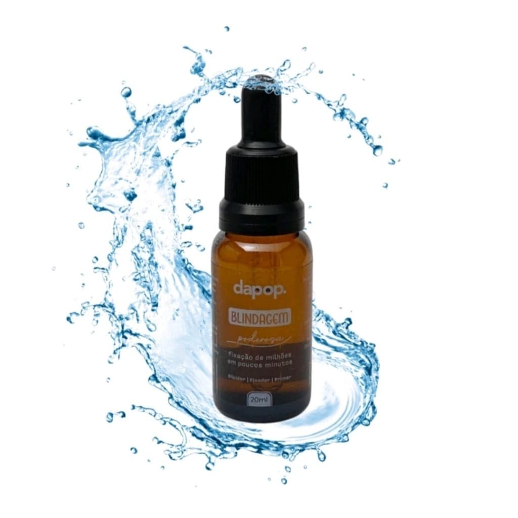 Blindagem Poderosa Dapop 15ml  Resistente água Primer Fixador  Diluidor e Primer