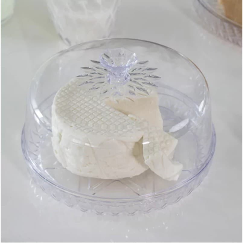 Queijeira Glamour Luxo Mesa Posta ServirGuardar Porta Queijo