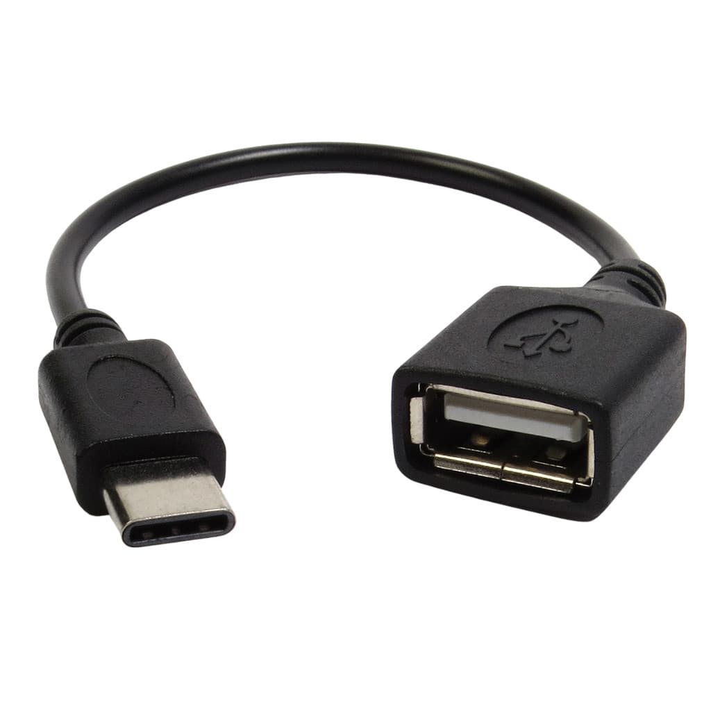 Cabo Otg Usb Tipo C Macho Para Usb Fêmea 15cm Storm